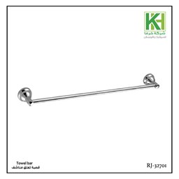 Show details for Wangel chrome towel hook for a 60 cm rod with a round base (ABS) RJ-32701 Picture of Wangel chrome towel hook for a 60 cm rod with a round base (ABS) RJ-32701